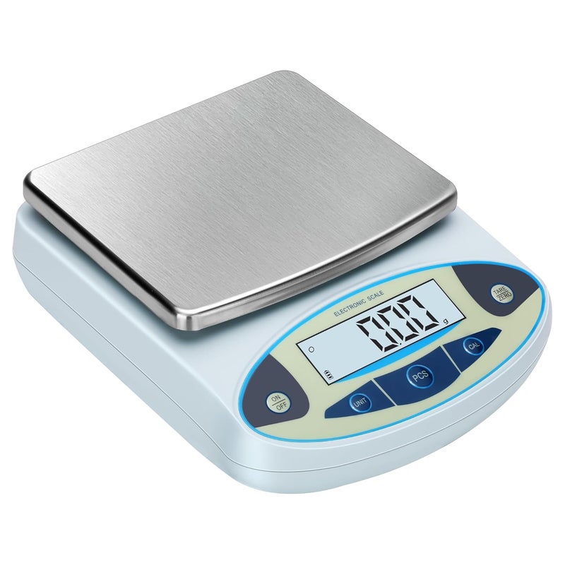 Srora Lab Scale 6000gx0.01g,Analytical Balance 0.01g High Precision Electronic Digital Balance Scale, Scientific Scale Gram Scale Digital Balance for Kitchen Lab Weighing Jewelry Scale - Image 1
